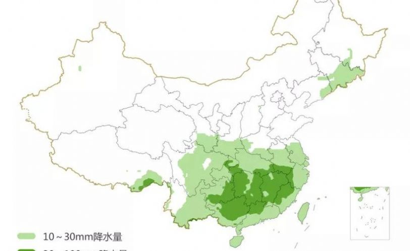 2021五一全国天气地图