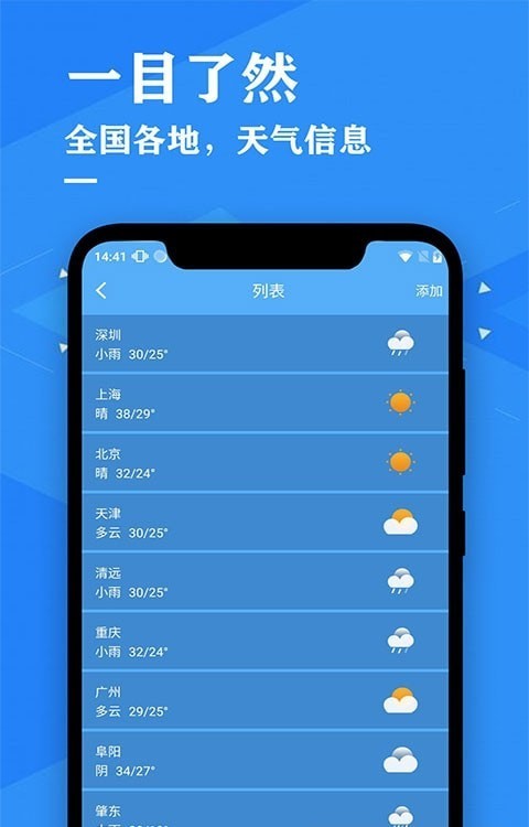 天气预报吧