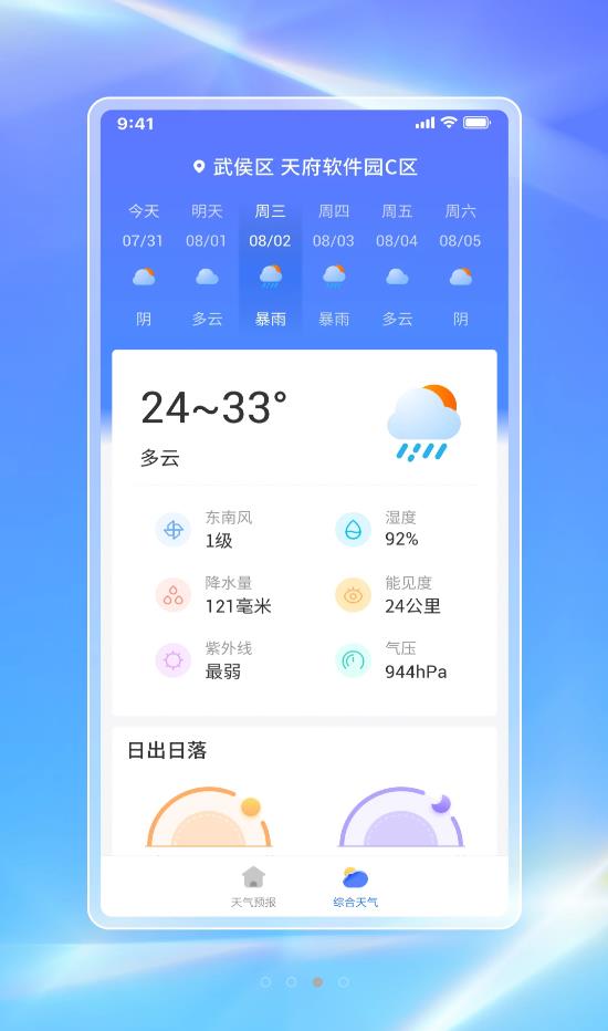 白鸽天气