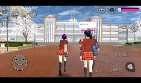 高中动漫女孩3D生活-图1